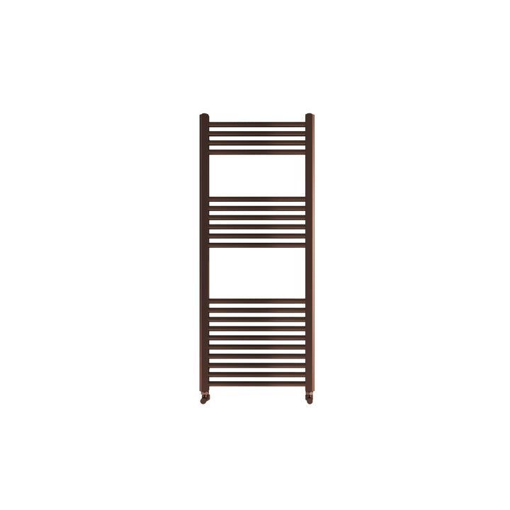 Aureli 1200 x 500 Ladder Towel Rail Radiator - Brushed Bronze