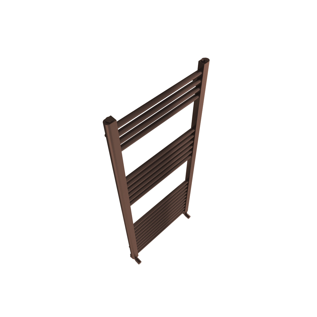 Aureli 1200 x 400 Ladder Towel Rail Radiator - Brushed Bronze