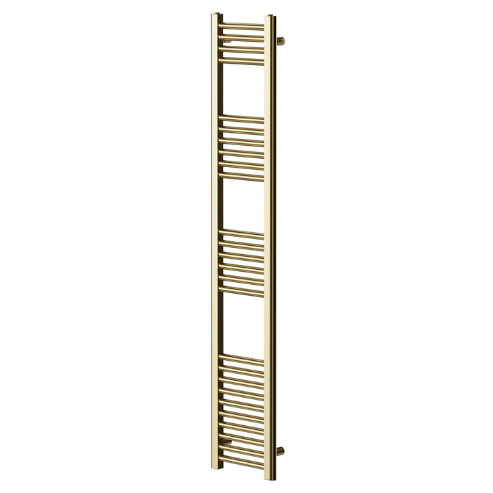 Aureli 1600 x 300 Electric Ladder Towel Rail Radiator  - Brushed Brass