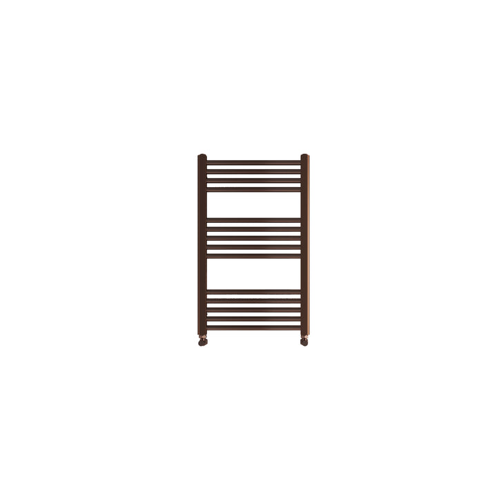 Aureli 800 x 500 Ladder Towel Rail Radiator - Brushed Bronze