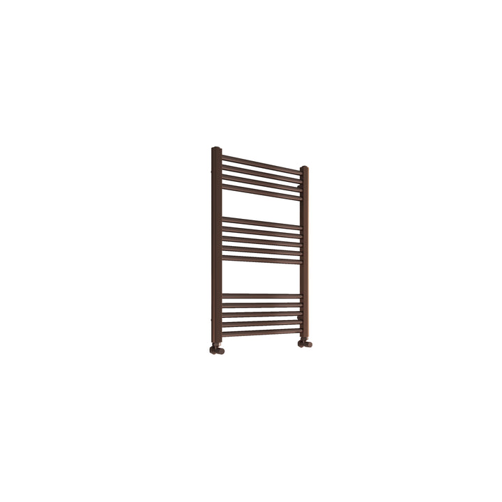 Aureli 800 x 500 Ladder Towel Rail Radiator - Brushed Bronze