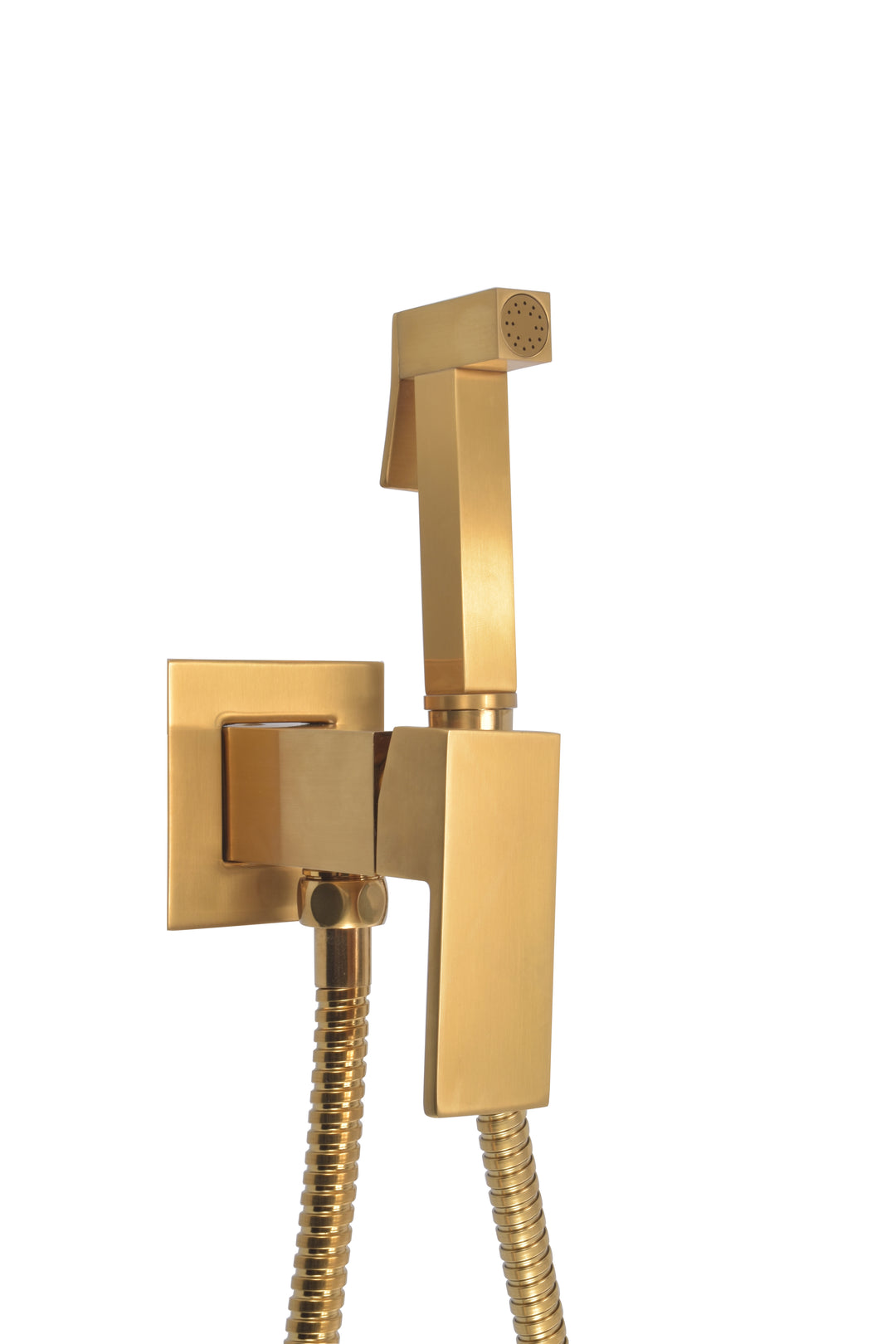 Luca Square Concealed Thermostatic Douche - Brushed Brass