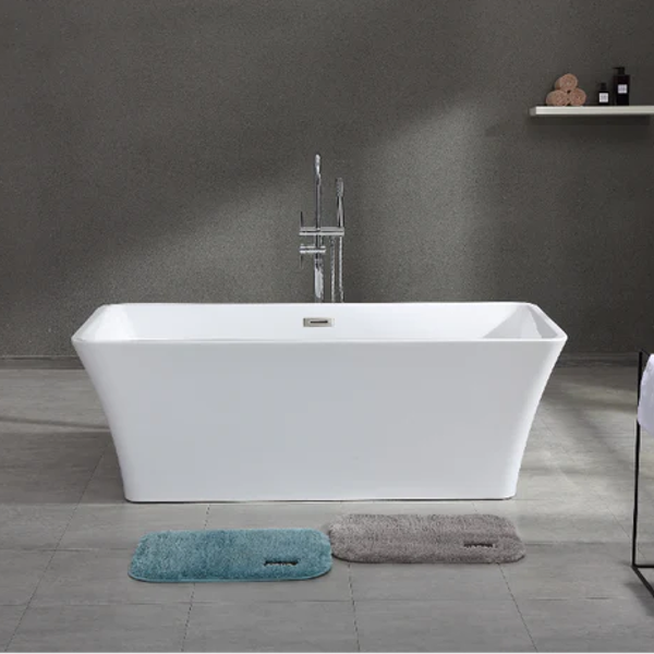 Elle 1700 x 800 Freestanding Acrylic Bath - White