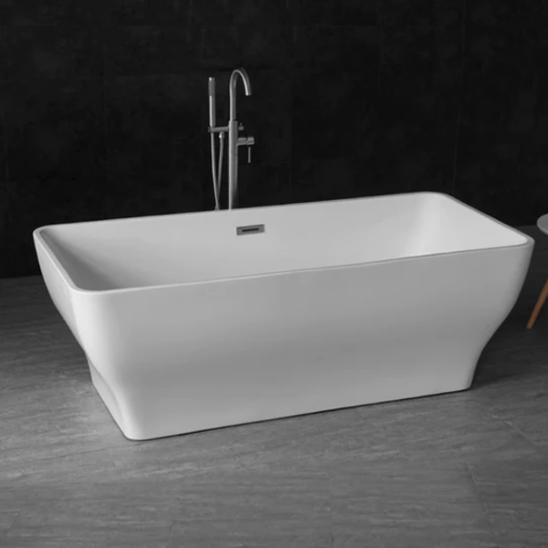 Transition 1700 x 800 Freestanding Acrylic Bath - White