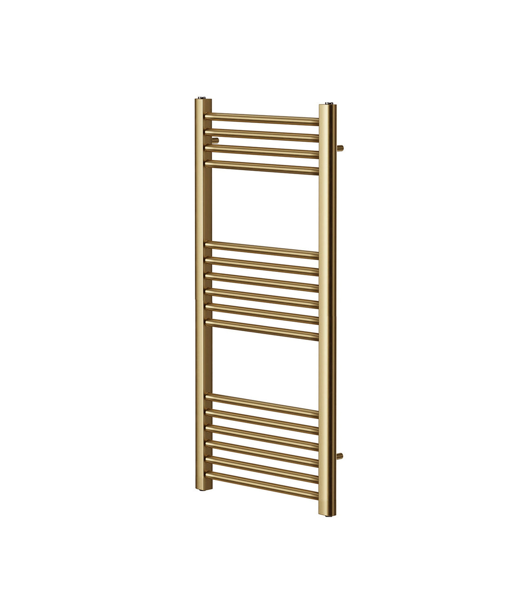 Aureli 1000 x 500 Ladder Towel Rail Radiator  - Brushed Brass