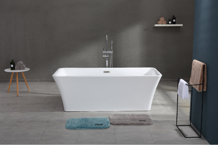 Elle 1700 x 800 Freestanding Acrylic Bath - White