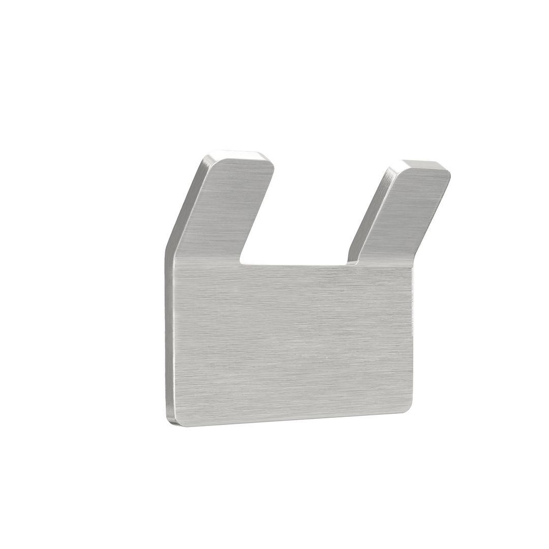 Rimini Double Robe Hook - Brushed Nickel