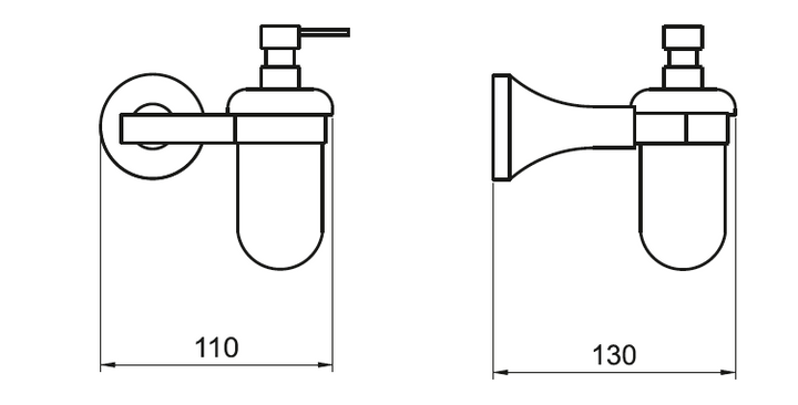 Ariano Round Soap Dispenser - Select Colour